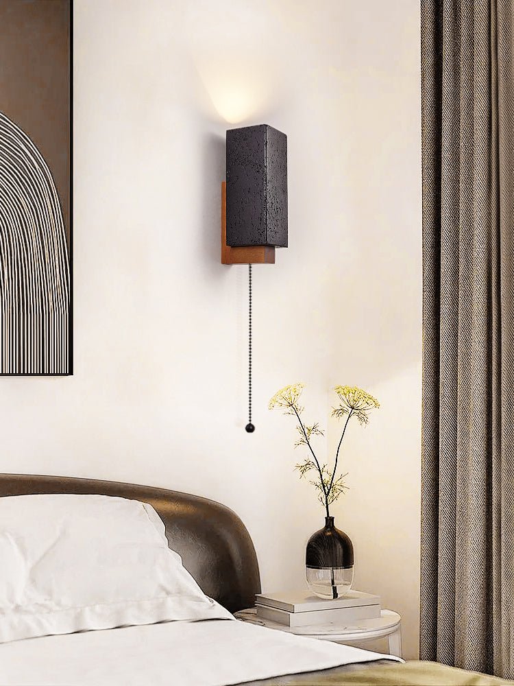 Obsidian Glow Wall Light, Hardwired Wall Sconce, detail 17