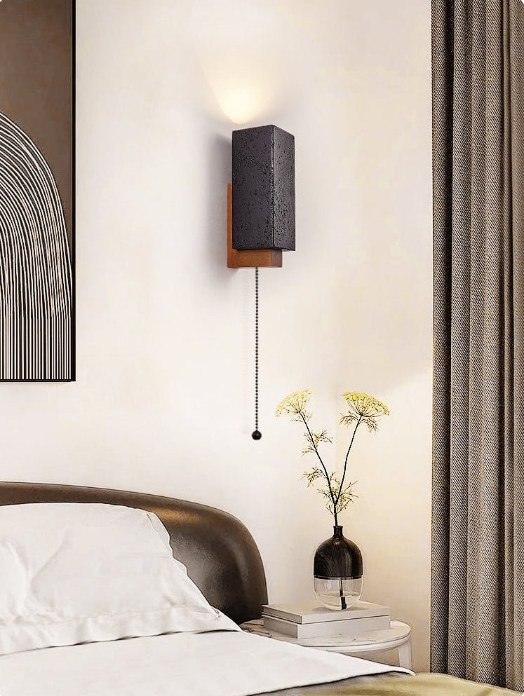 Obsidian Glow Wall Light, Hardwired Wall Sconce, detail 10