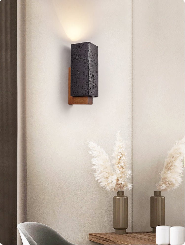 Obsidian Glow Wall Light, Hardwired Wall Sconce, detail 12