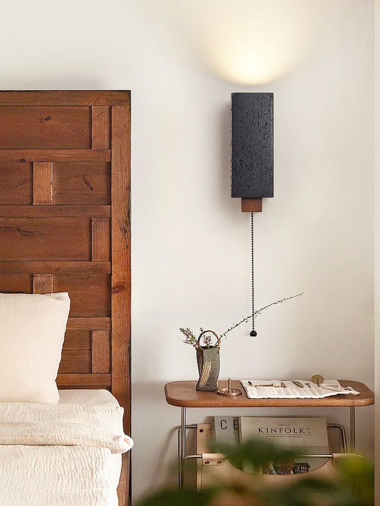 Obsidian Glow Wall Light, Hardwired Wall Sconce, detail 14