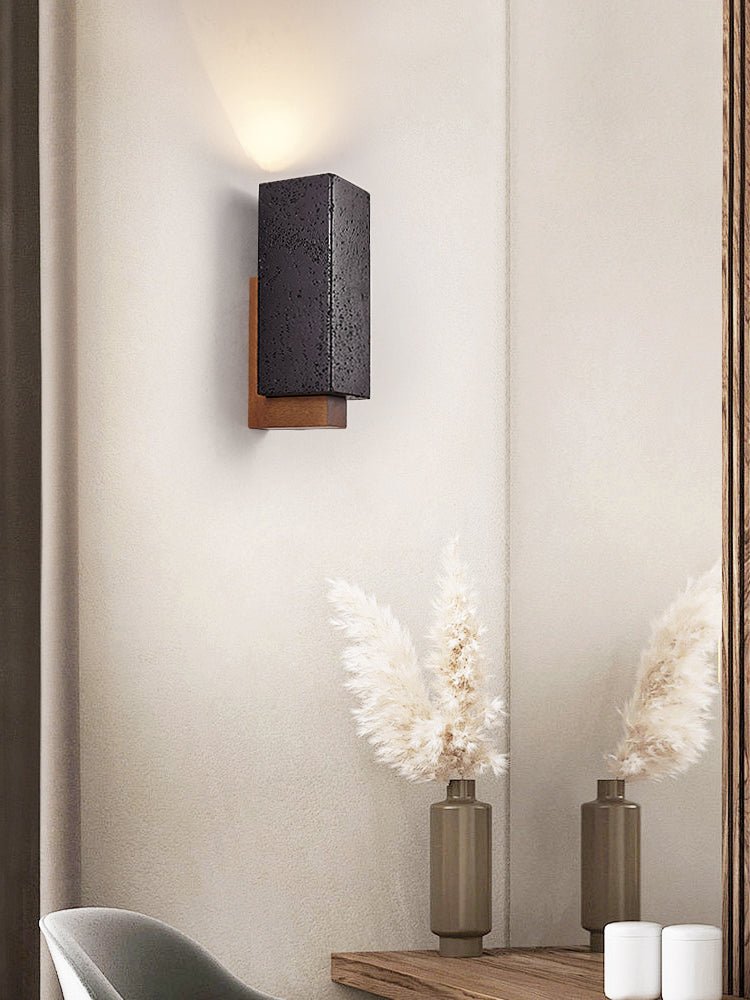 Obsidian Glow Wall Light, Hardwired Wall Sconce, detail 15