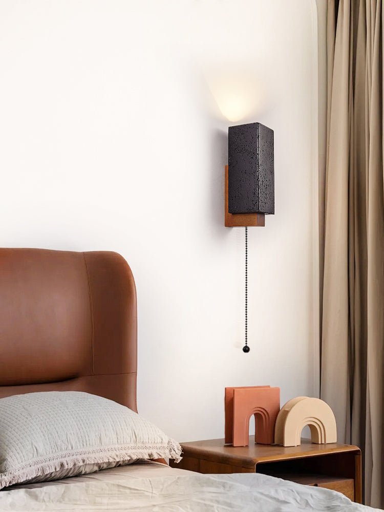 Obsidian Glow Wall Light, Hardwired Wall Sconce, detail 18