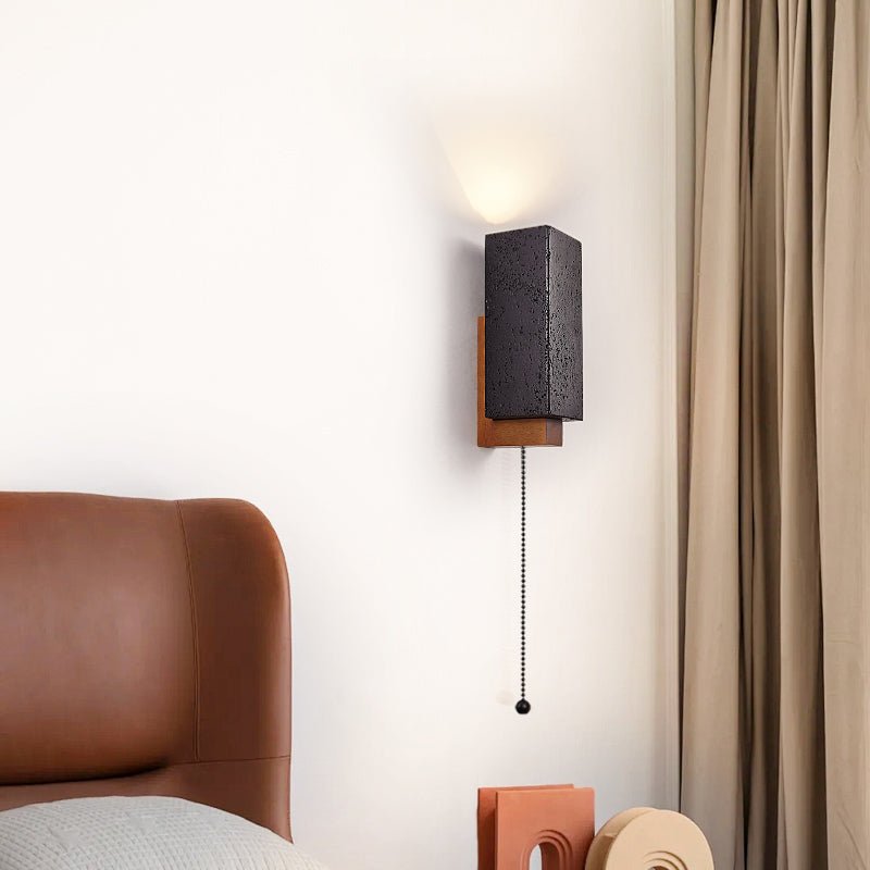 Obsidian Glow Wall Light, Hardwired Wall Sconce, detail 4