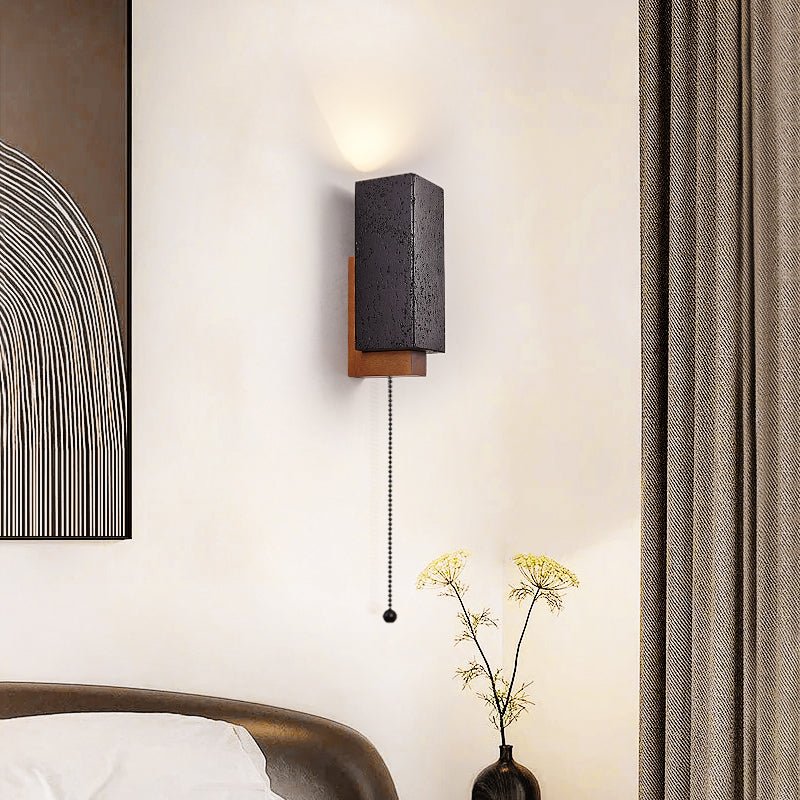 Obsidian Glow Wall Light, Hardwired Wall Sconce, detail 6