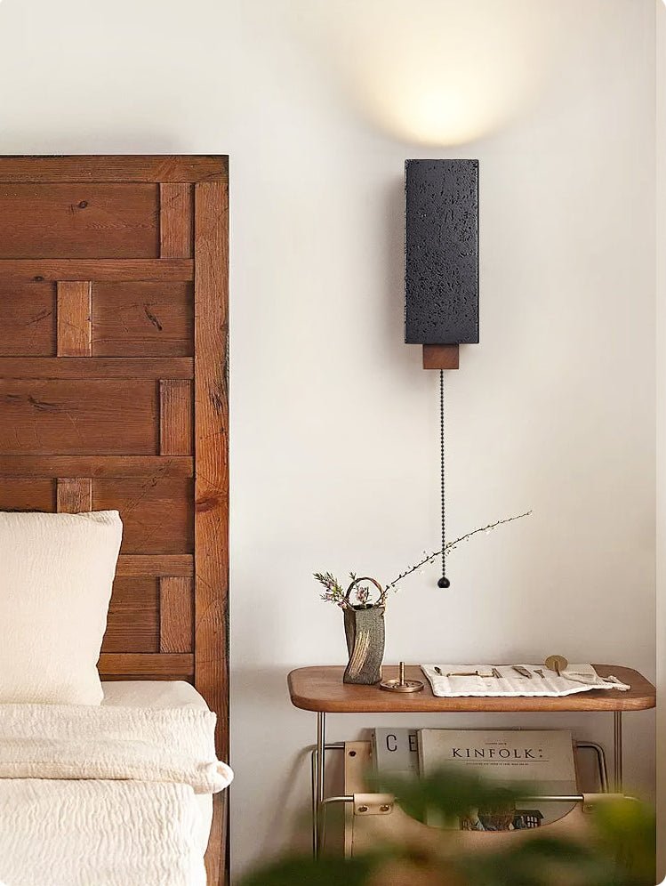 Obsidian Glow Wall Light, Hardwired Wall Sconce, detail 9