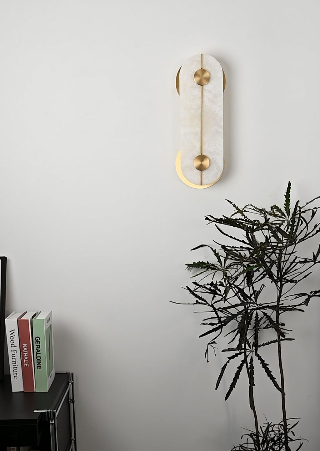 Obvara Alabaster Wall Light, Hardwired Wall Sconce, detail 8