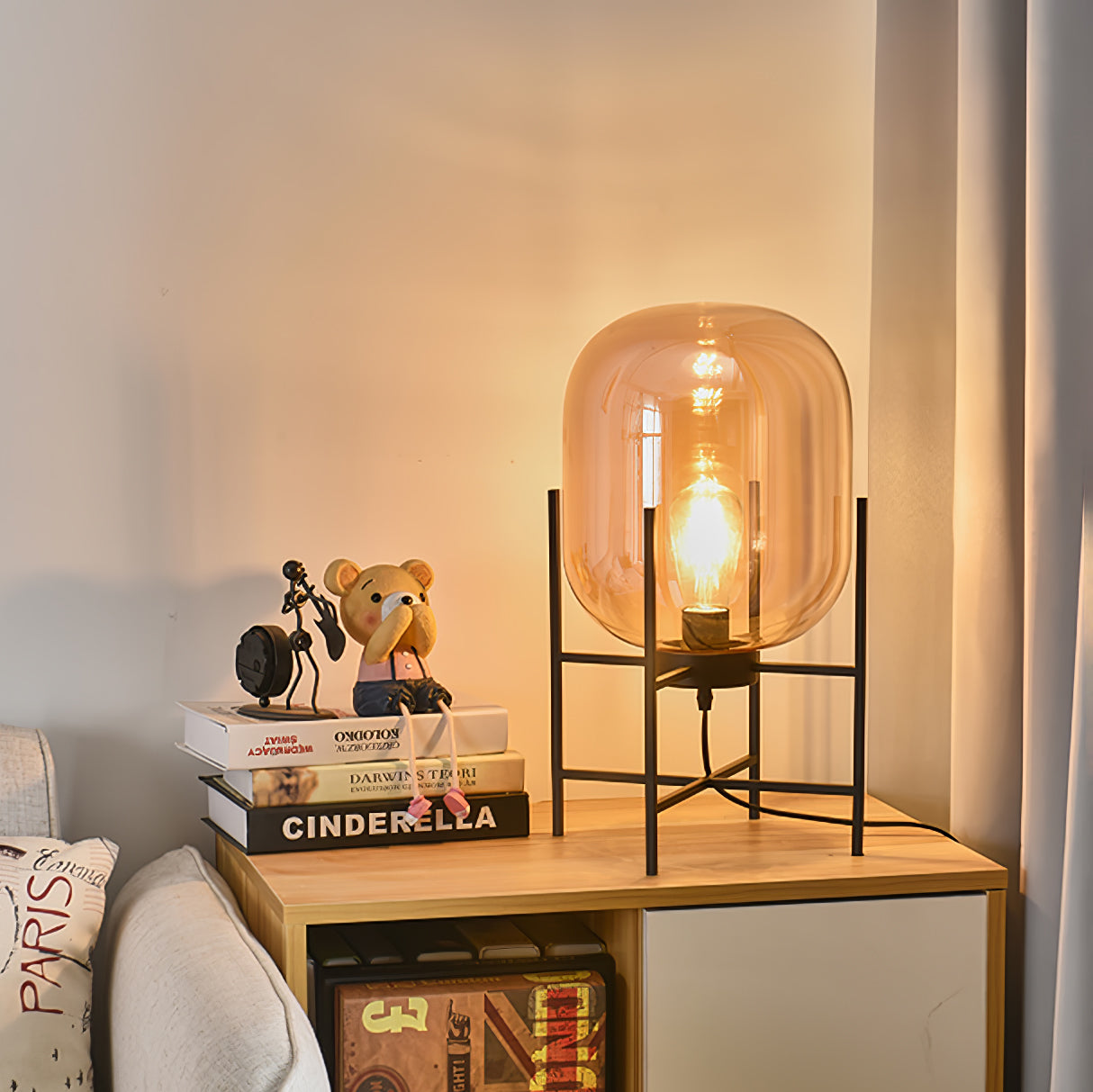Oda Table Light, Bedside Table Lamp, detail 8