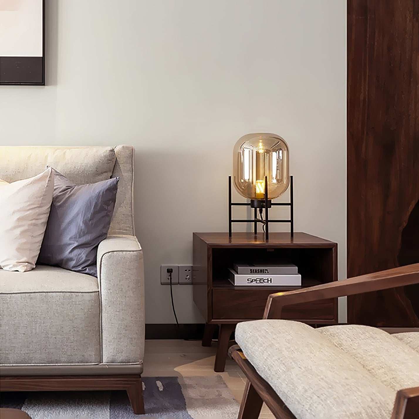 Oda Table Light, Bedside Table Lamp, detail 5