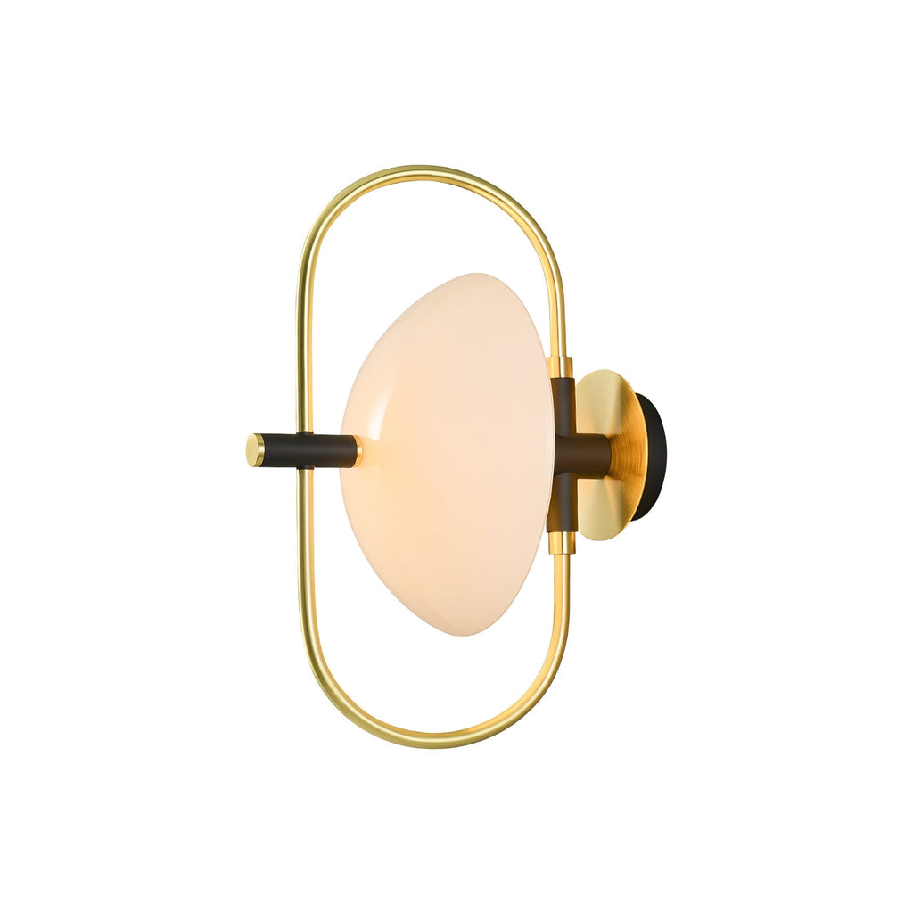 Odeon Wall Light, Hardwired Wall Sconce, Metal, Dia 28cm x H 40cm