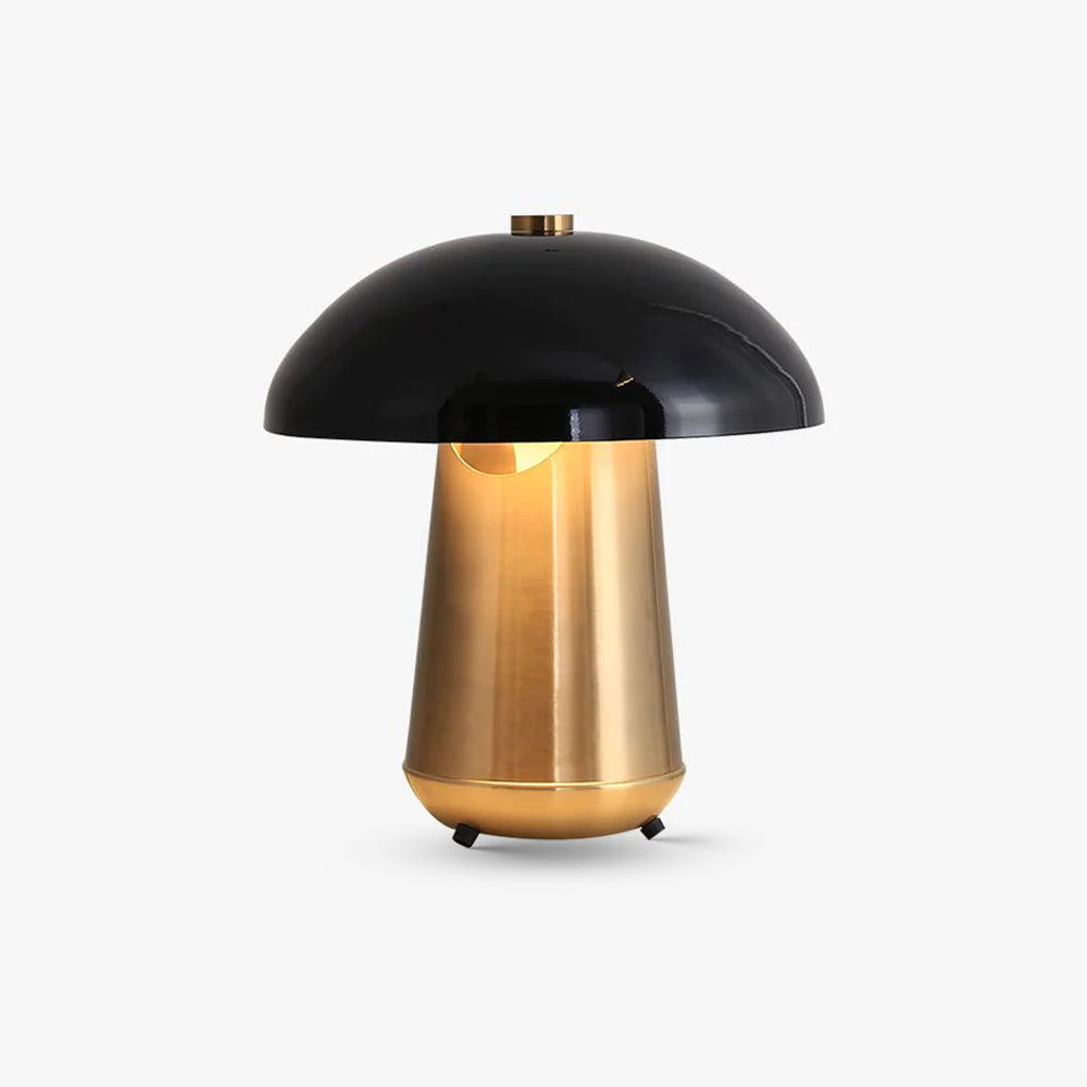 Ogno Mushroom Table Light, Bedside Table Lamp, Metal, ∅ 13.7″ x H 16.9″