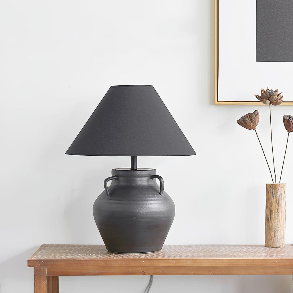 Old Wine Pot Table Light, Bedside Table Lamp, detail 8