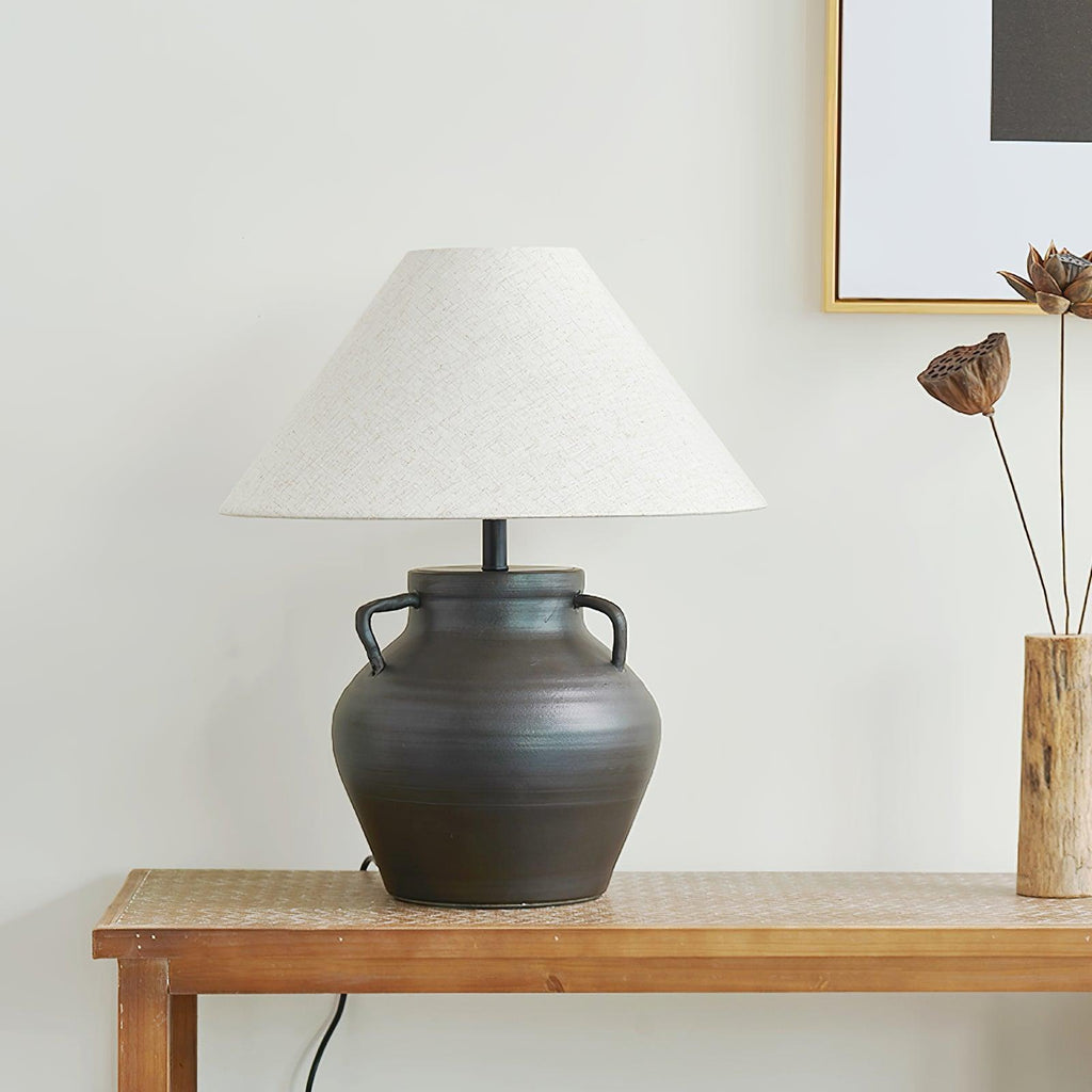 Old Wine Pot Table Light, Bedside Table Lamp, detail 6