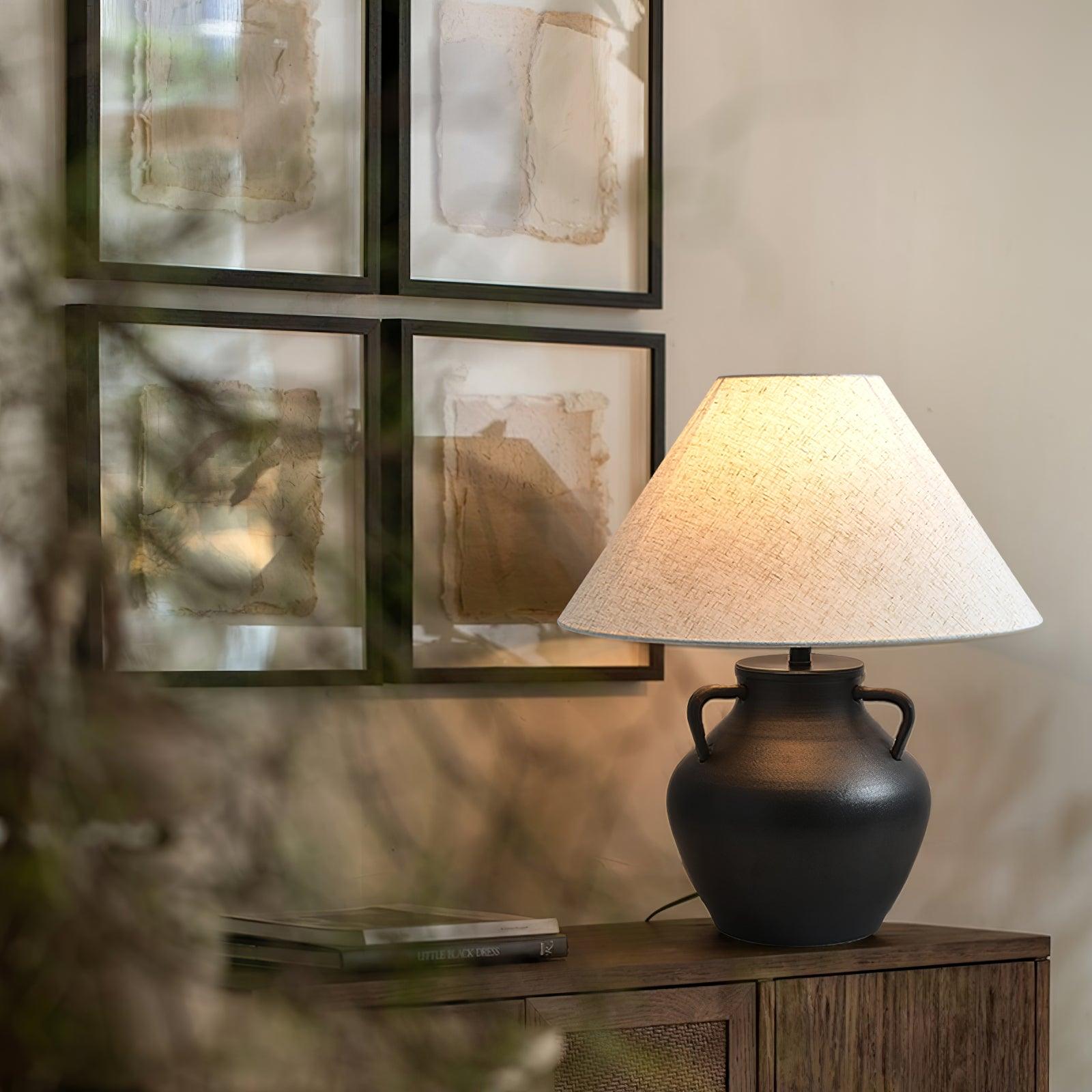 Old Wine Pot Table Light, Bedside Table Lamp, detail 9