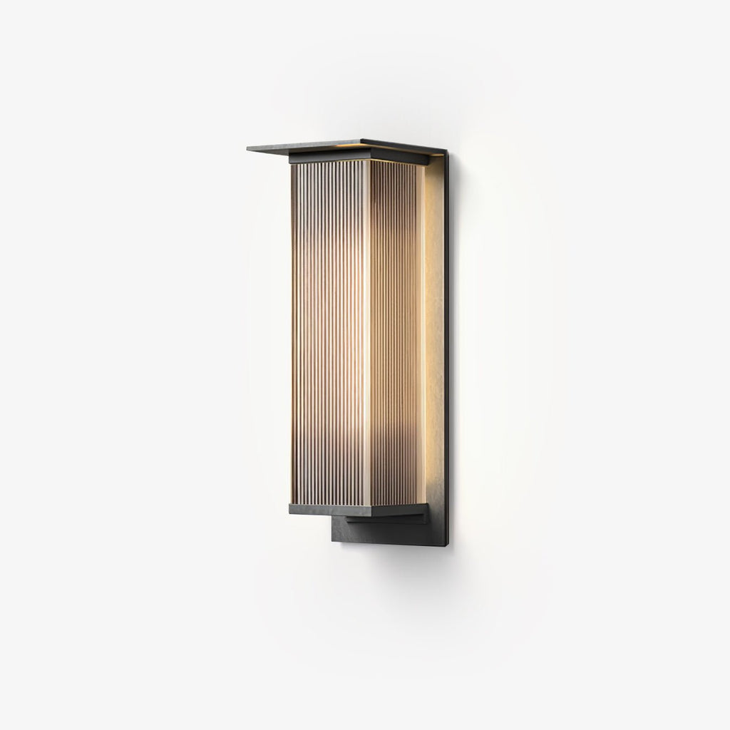 Oleron Box Exterior Solar Wall Light, Outdoor Wall Light, detail 11