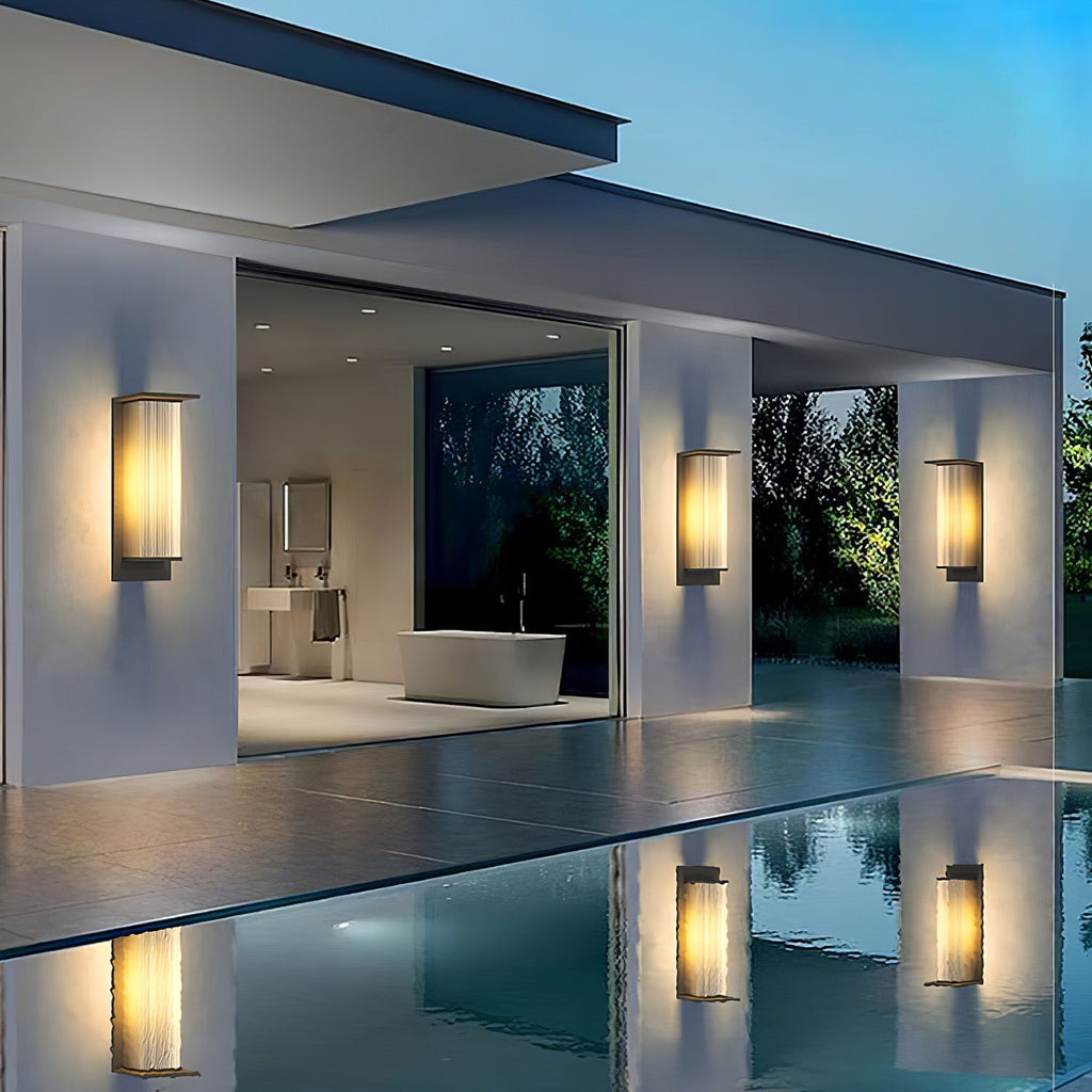 Oleron Box Exterior Solar Wall Light, Outdoor Wall Light, detail 18