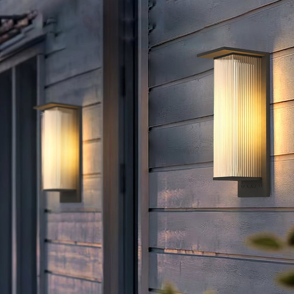 Oleron Box Exterior Solar Wall Light, Outdoor Wall Light, detail 19