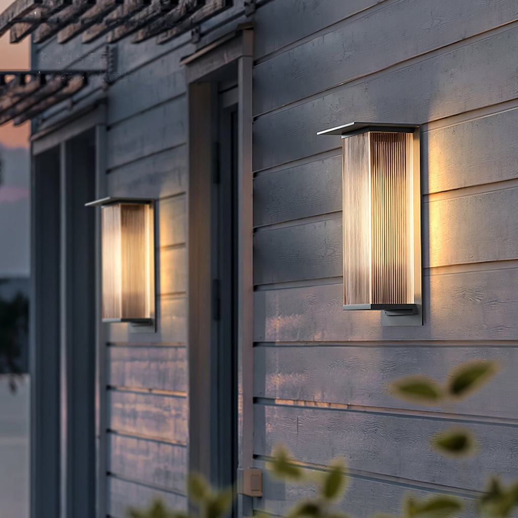 Oleron Box Exterior Solar Wall Light, Outdoor Wall Light, detail 5