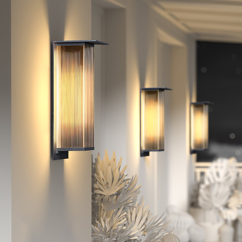 Oleron Box Exterior Solar Wall Light, Outdoor Wall Light, detail 20