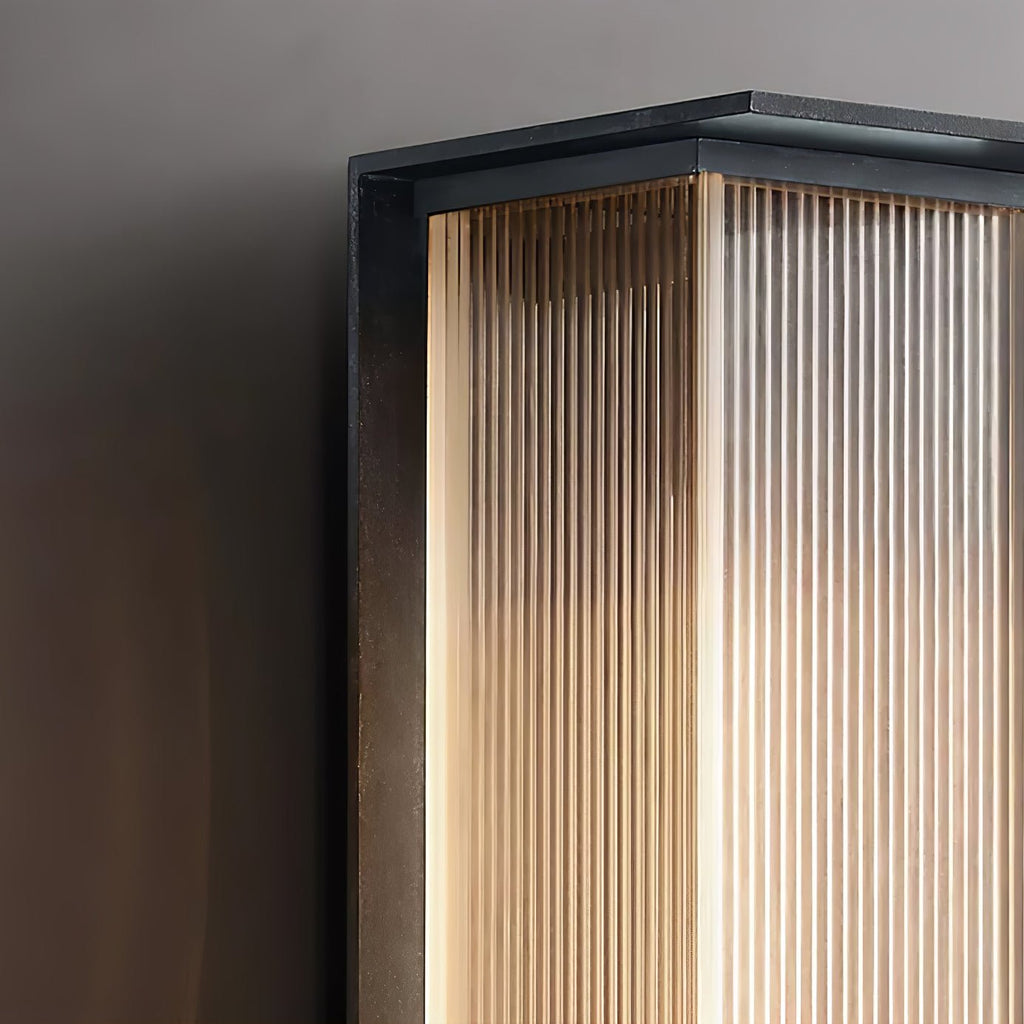 Oleron Box Exterior Solar Wall Light, Outdoor Wall Light, detail 7