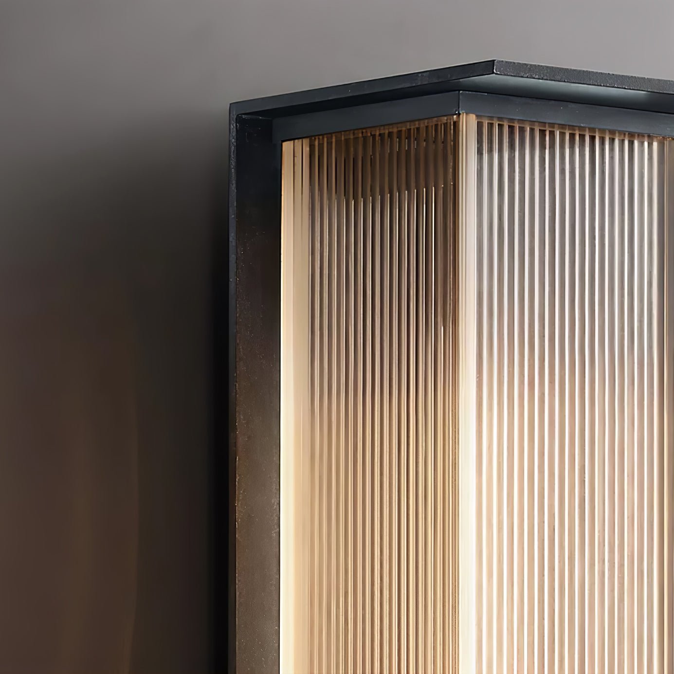 Oleron Box Exterior Solar Wall Light, Outdoor Wall Light, detail 7