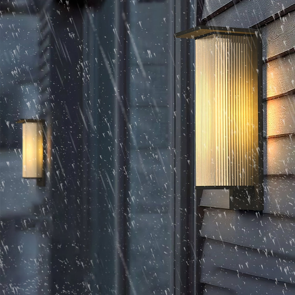 Oleron Box Exterior Solar Wall Light, Outdoor Wall Light, detail 8