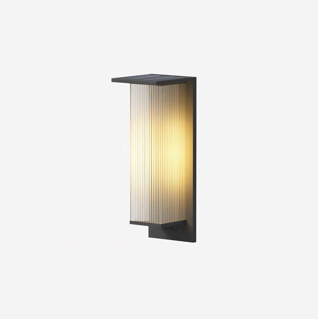 Oleron Box Exterior Solar Wall Light, Outdoor Wall Light, detail 27