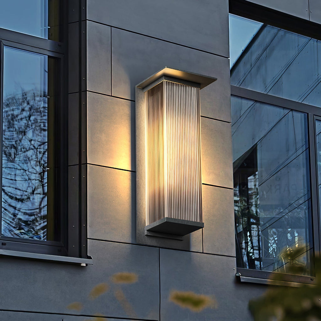 Oleron Box Exterior Solar Wall Light, Outdoor Wall Light, detail 12