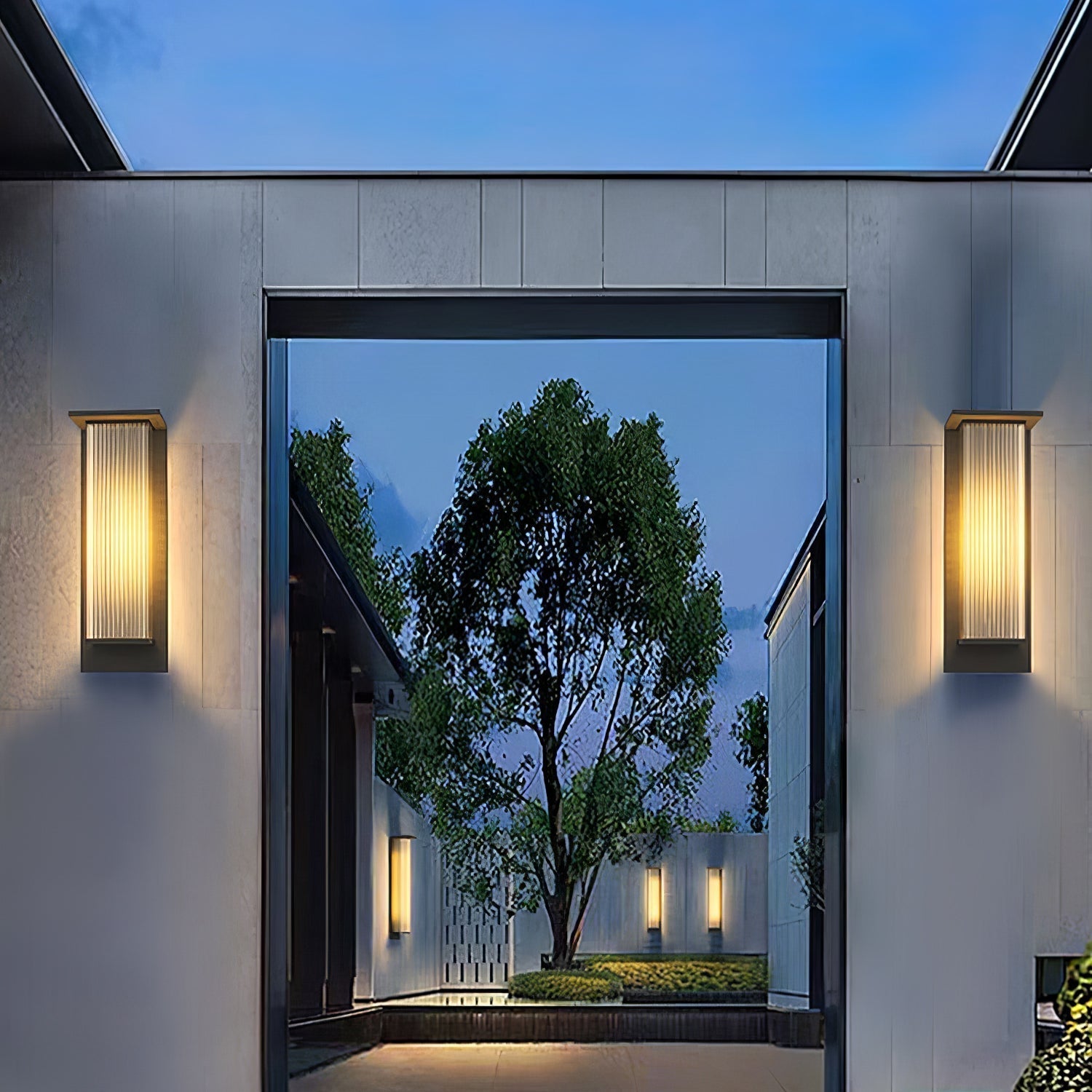 Oleron Box Exterior Solar Wall Light, Outdoor Wall Light, detail 13