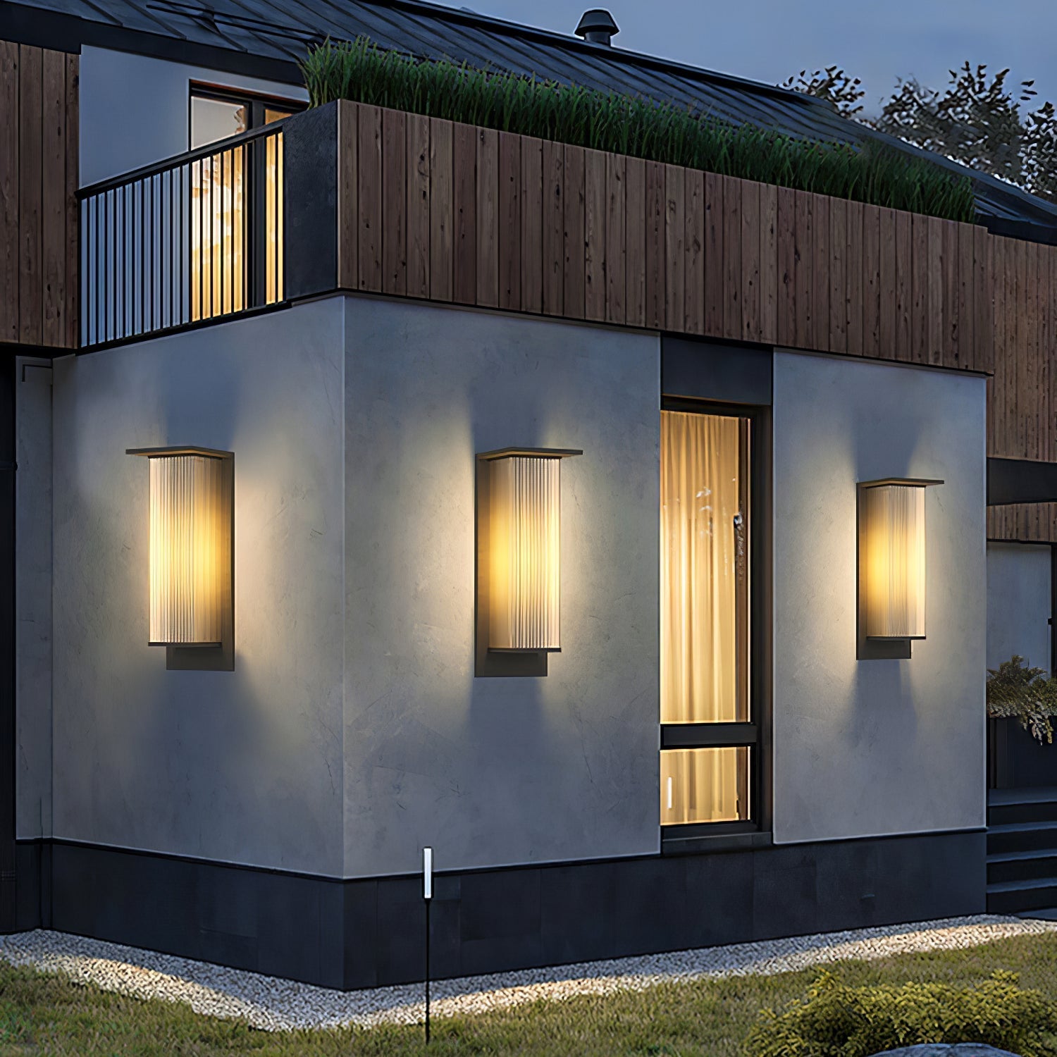 Oleron Box Exterior Solar Wall Light, Outdoor Wall Light, detail 14