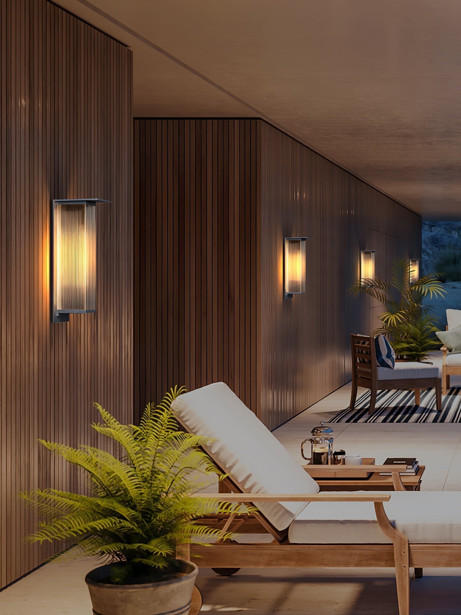 Oleron Box Exterior Solar Wall Light, Outdoor Wall Light, detail 4