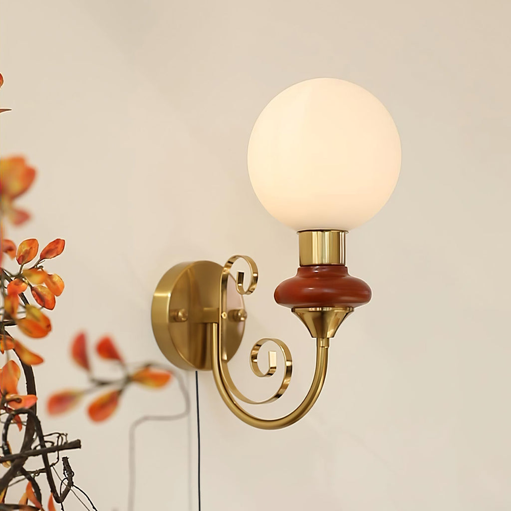Onyx Plug-In Wall Light, Plug-In Wall Sconce, detail 4