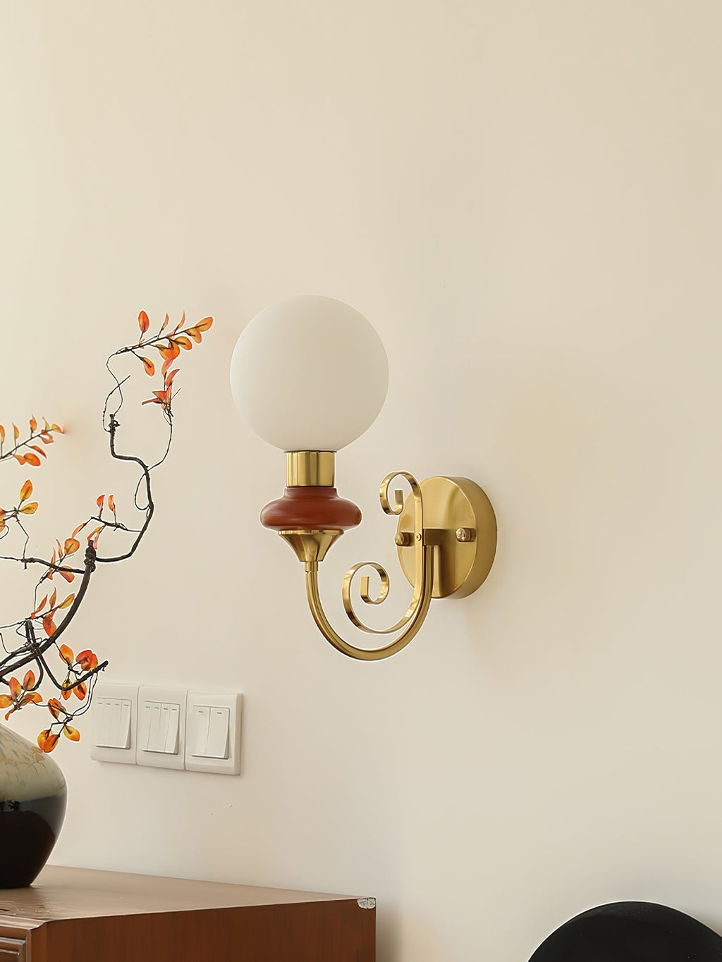 Onyx Wall Light Wall Light, Hardwired Wall Sconce, detail 21