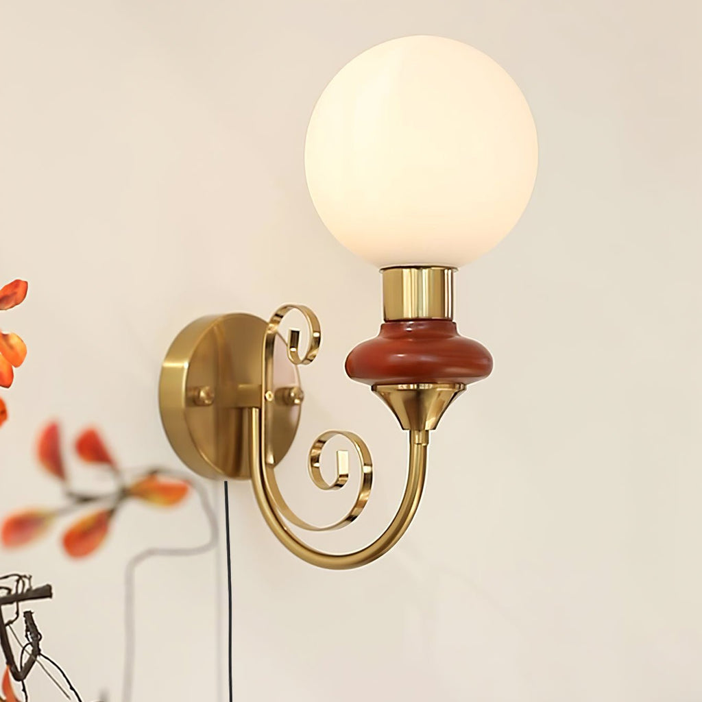 Onyx Plug-In Wall Light, Plug-In Wall Sconce, detail 6