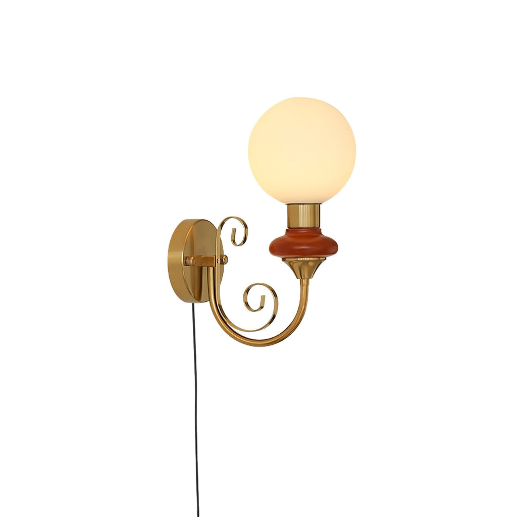 Onyx Plug-In Wall Light, Plug-In Wall Sconce, detail 35