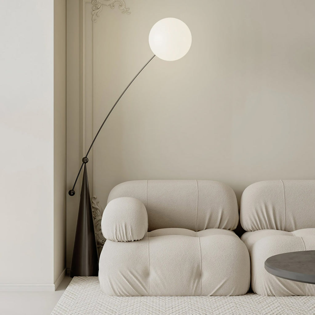 Opal Arc Floor Light, Floor Lamp, detail 3