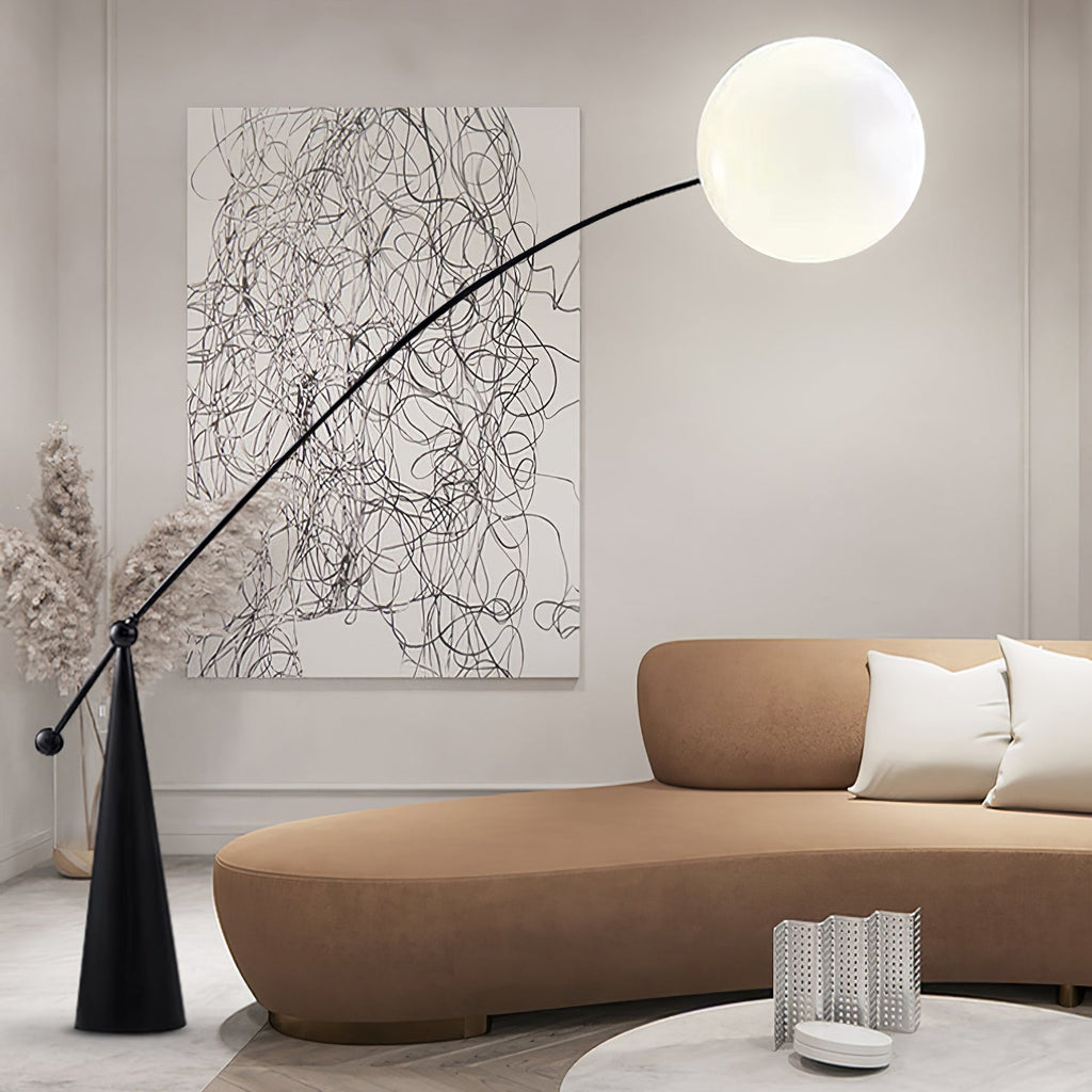 Opal Arc Floor Light, Floor Lamp, detail 4