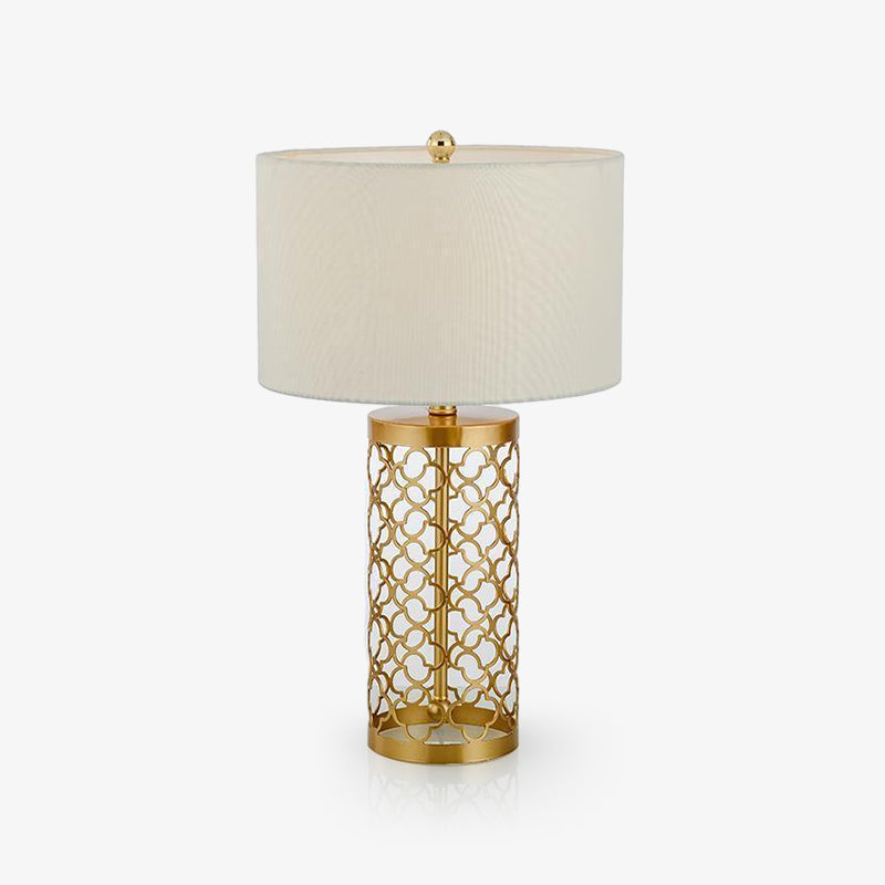 Openwork Metal Table Light, Bedside Table Lamp, detail 2