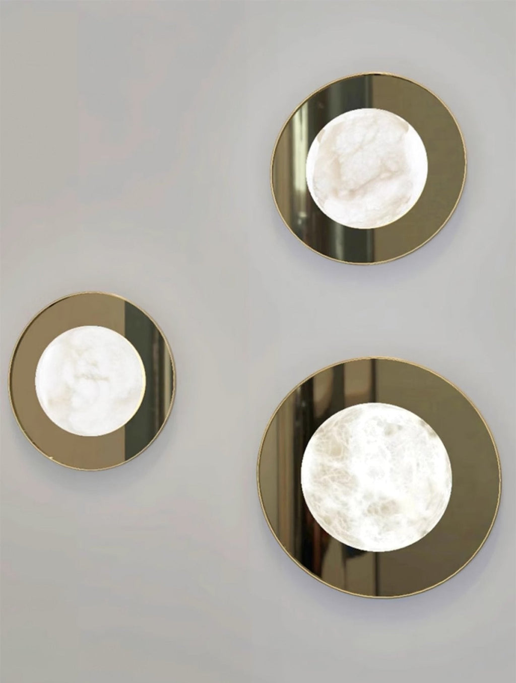 Ophela Alabaster Wall Light, Hardwired Wall Sconce, detail 10