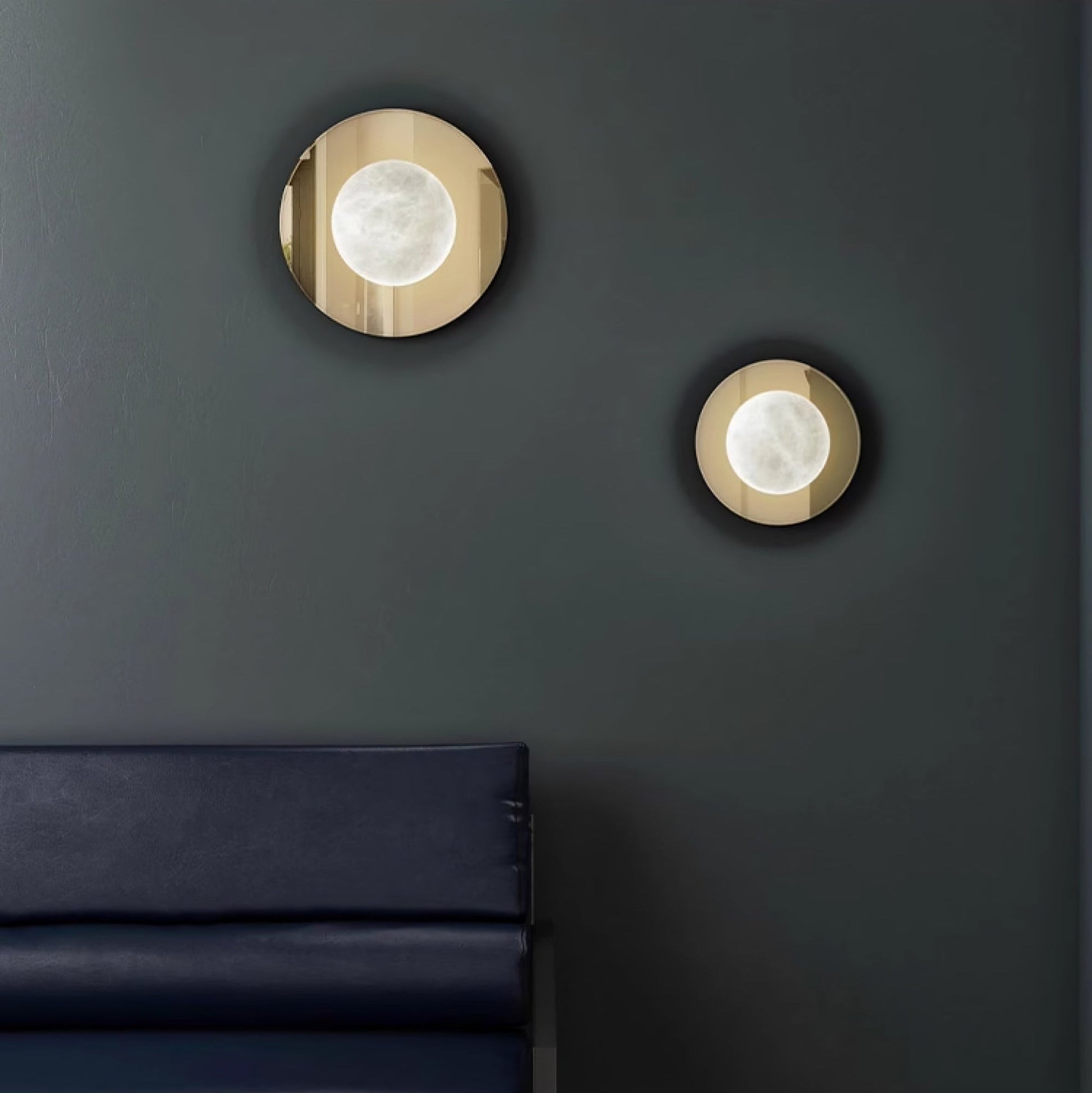 Ophela Alabaster Wall Light, Hardwired Wall Sconce, detail 3
