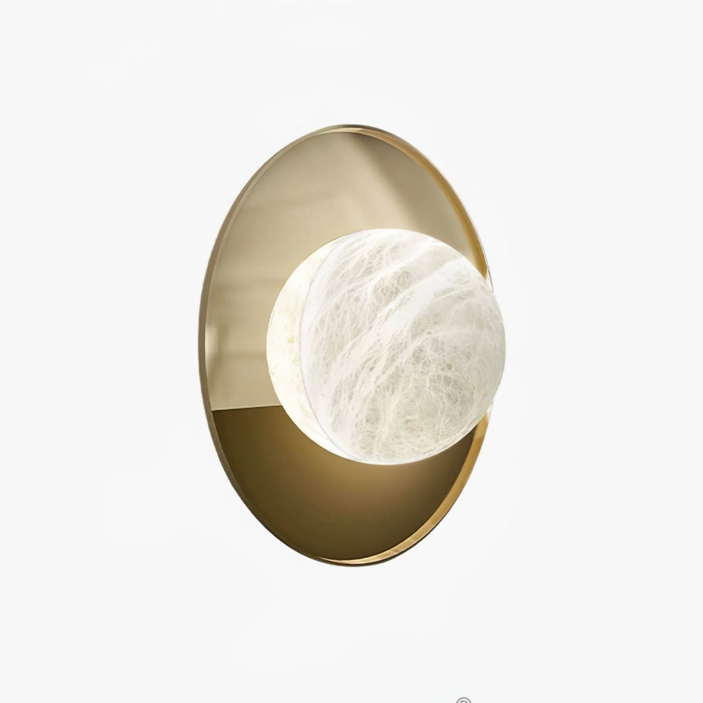 Ophela Alabaster Wall Light, Hardwired Wall Sconce, detail 16
