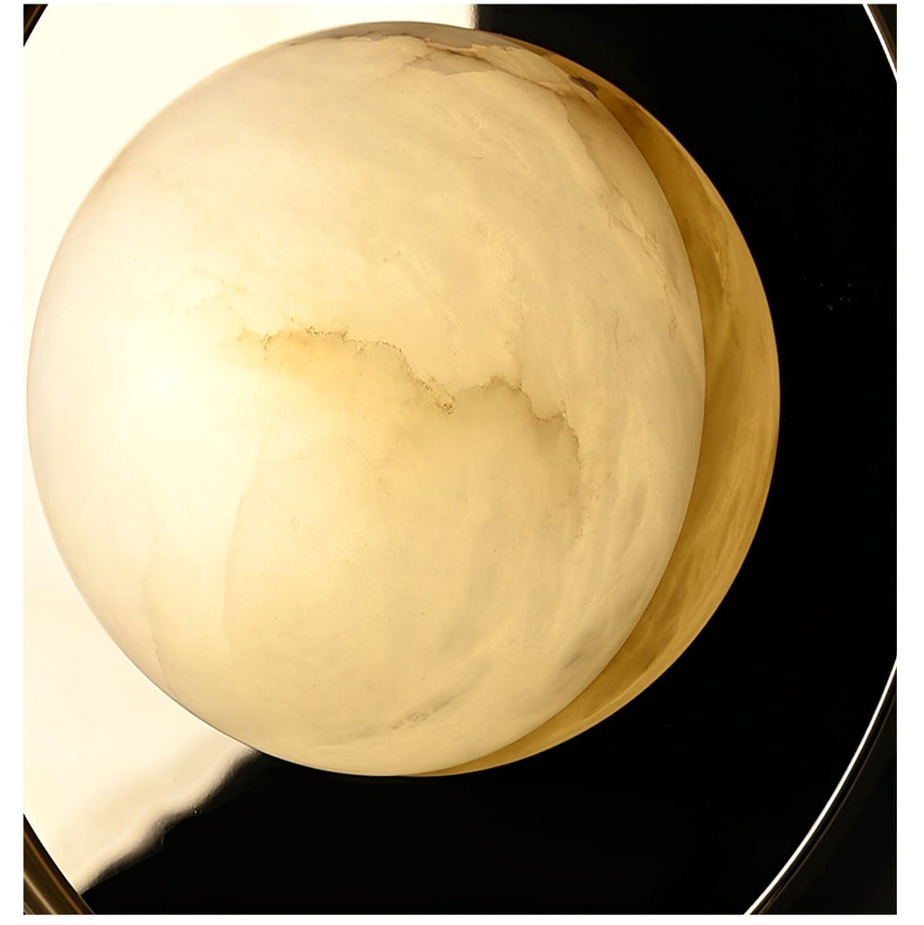 Ophela Alabaster Wall Light, Hardwired Wall Sconce, detail 13