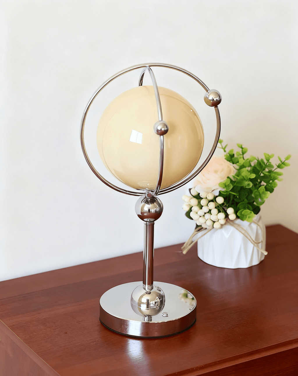 Orb Cage Table Light, Bedside Table Lamp, detail 8