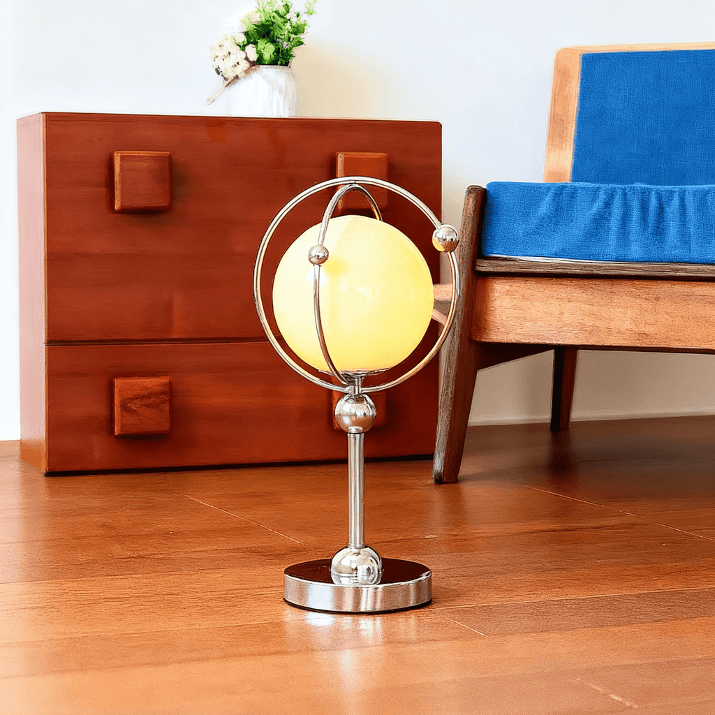 Orb Cage Table Light, Bedside Table Lamp, detail 9