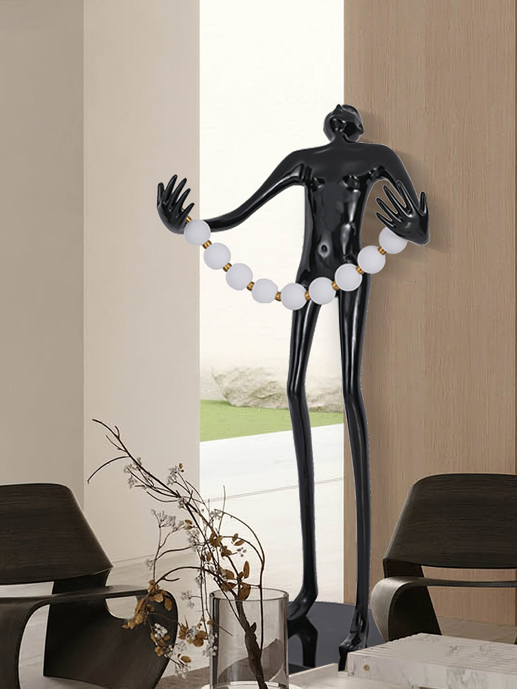 Orb Juggler Sculpture Floor Light, Floor Lamp, detail 5