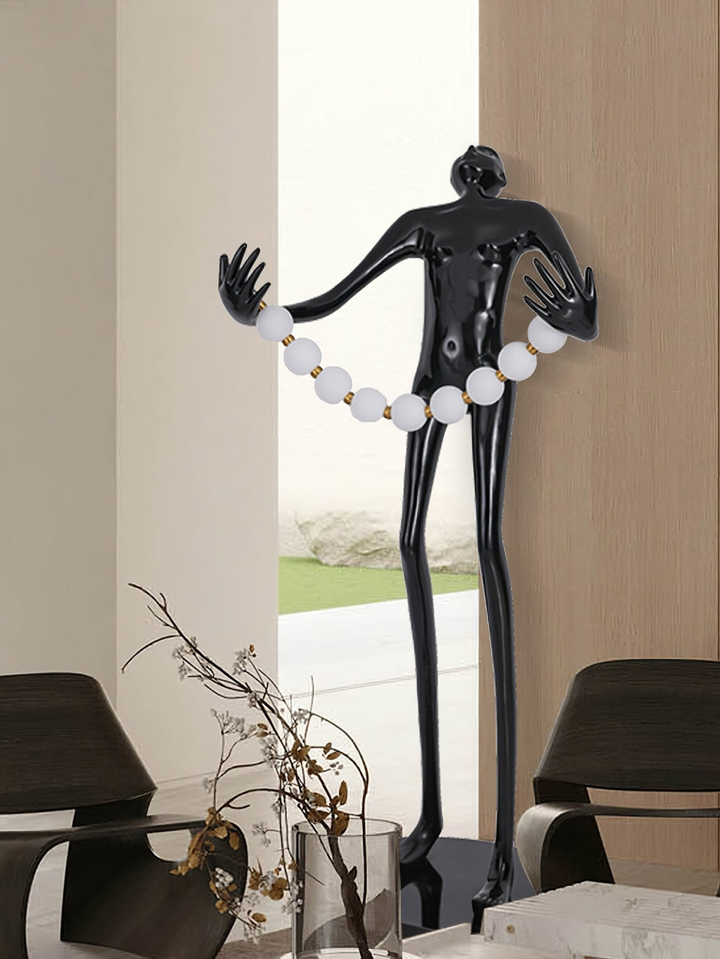 Orb Juggler Sculpture Floor Light, Floor Lamp, detail 8