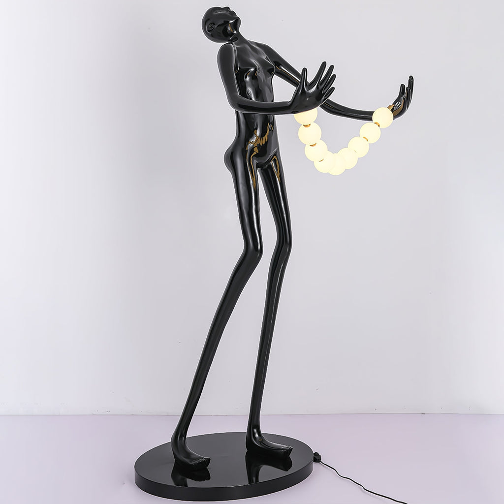 Orb Juggler Sculpture Floor Light, Floor Lamp, detail 16