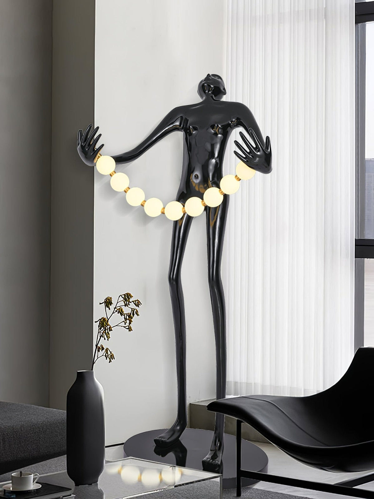 Orb Juggler Sculpture Floor Light, Floor Lamp, detail 10