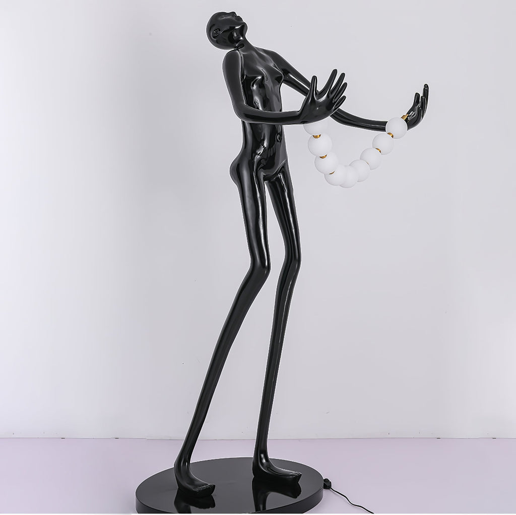 Orb Juggler Sculpture Floor Light, Floor Lamp, detail 17