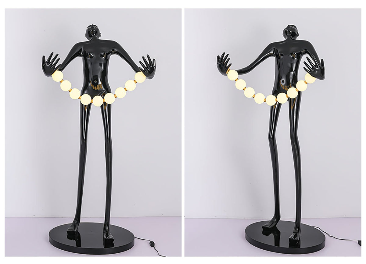 Orb Juggler Sculpture Floor Light, Floor Lamp, detail 12