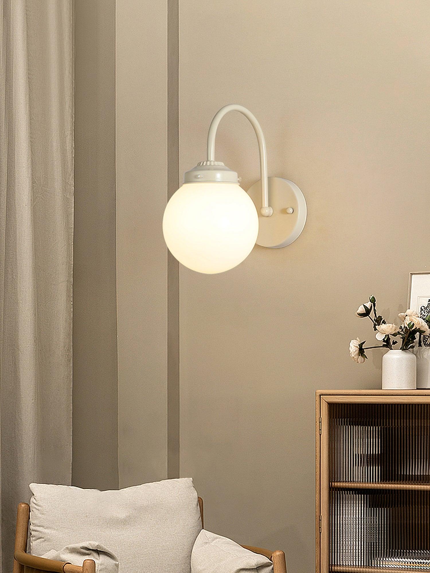 Orb Surface Wall Light, Bedroom Wall Sconce, detail 3